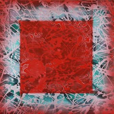 Square Painting(red)